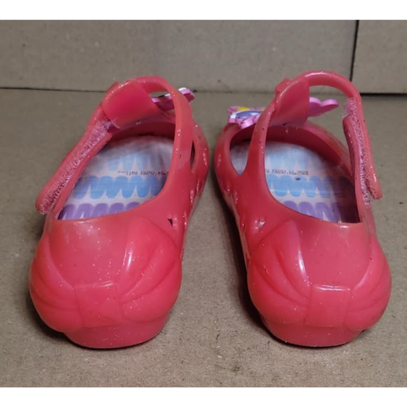 Baby Girls Size 9C Pink Minnie Mouse Rubber Clog Sandals - Picture 3 of 7